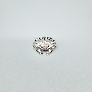 925 Sterling Silver Crab Pendant